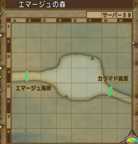 エマージュの森キラキラマップ
