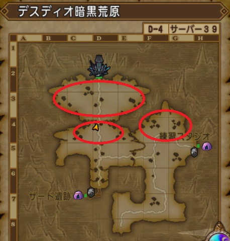 ダークトロル狩りのレベル上げ狩場